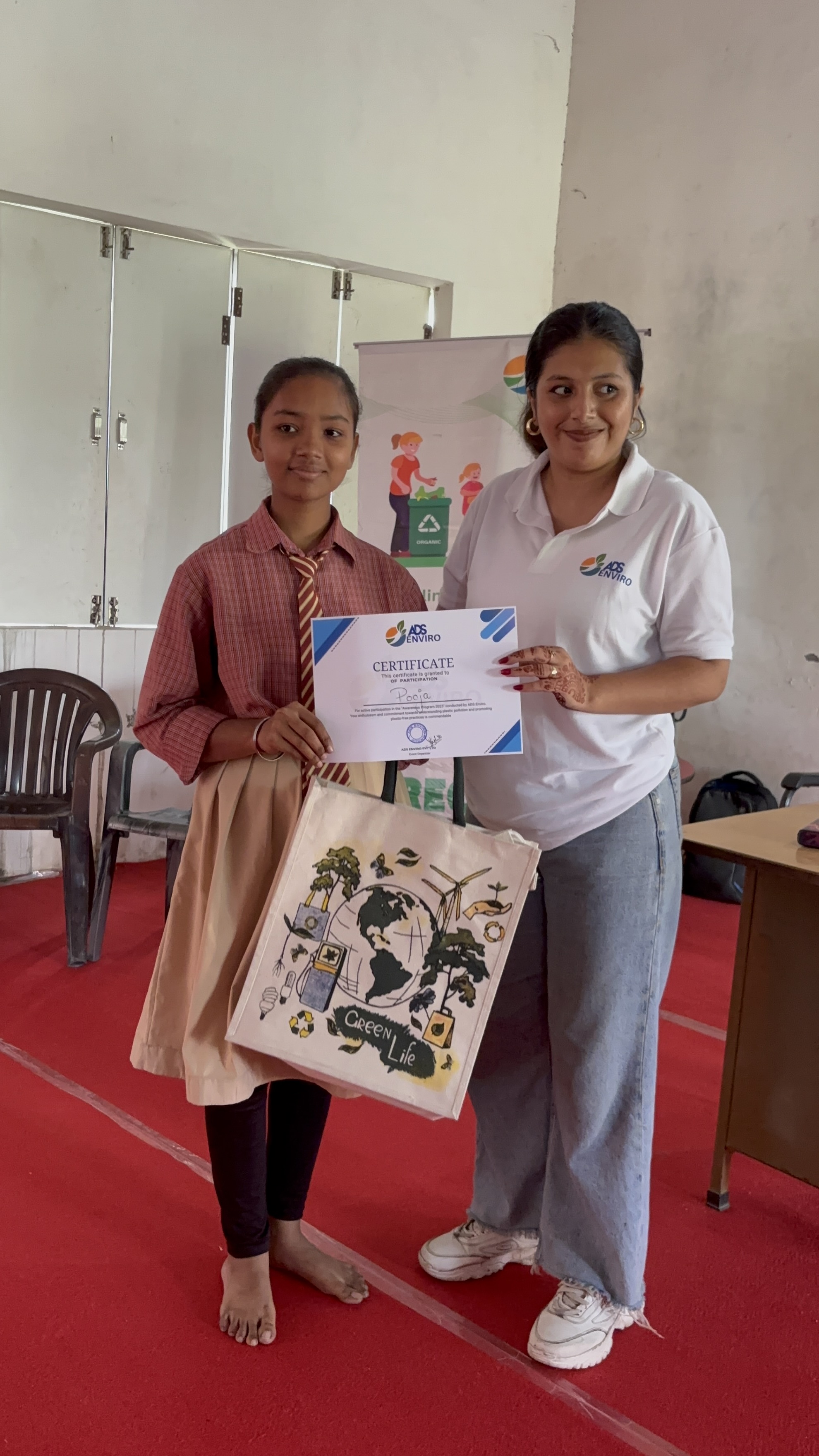 Environmental awareness program by ADS Enviro Group - Recycling education and waste management training session 7