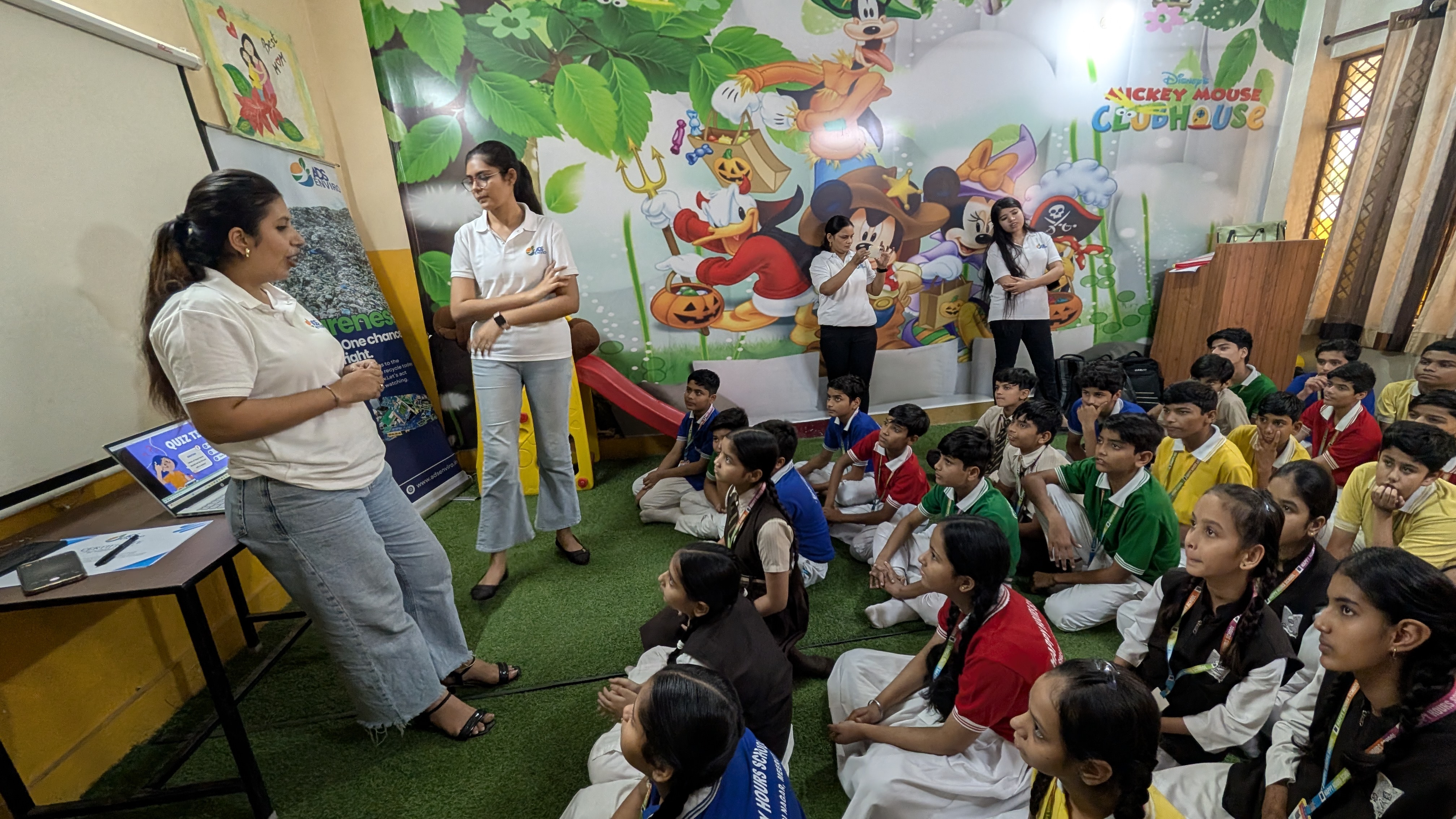 Environmental awareness program by ADS Enviro Group - Recycling education and waste management training session 9